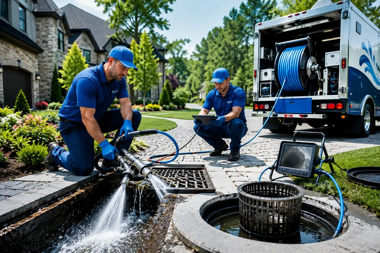 Local outdoor drain cleaning professionals in Harrison, MI